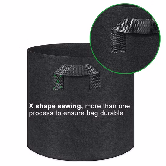 꽃 심기 가방 야채 정원 재배자 빠른 배송 라운드 블랙 패브릭 3 5 10 15 20 30 200 갤런 저렴한 정원 냄비 패브릭 냄비 감자 식물 성장 가방