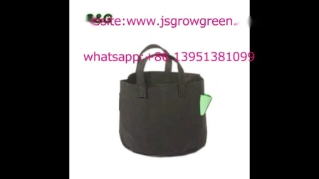5갤런 정사각형 심기 가방, 실내 및 실외 원예용 손잡이가 있는 두꺼운 천 가방