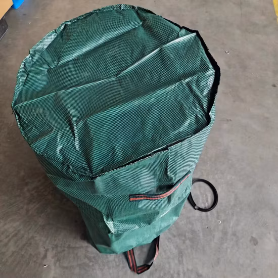 PE로 만든 접이식 정원 나뭇잎 가방