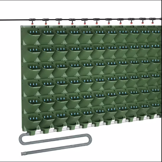 정원용 플라스틱으로 만든 수직 벽 화분
